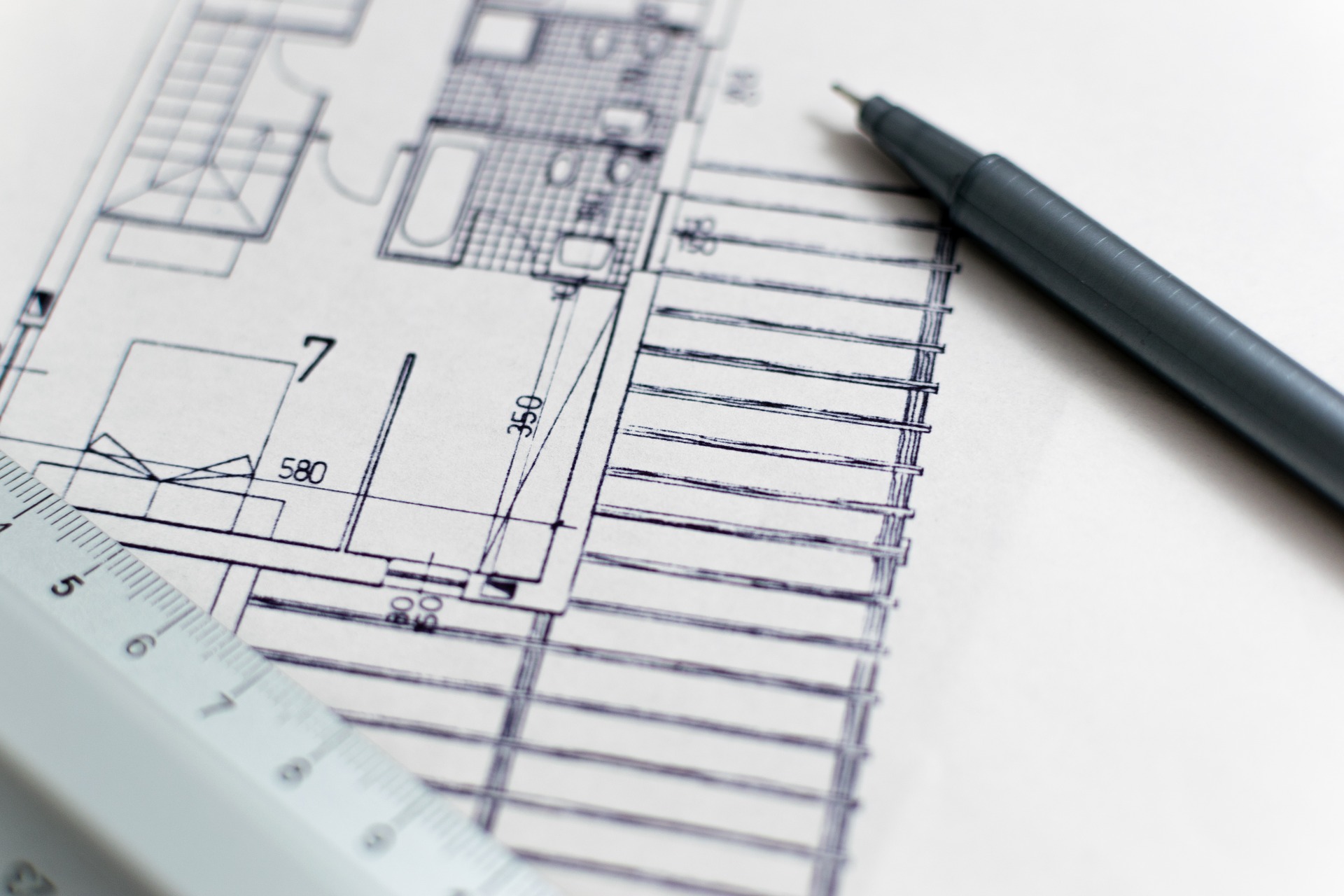 Controlling - Blueprint-Detail mit Stift